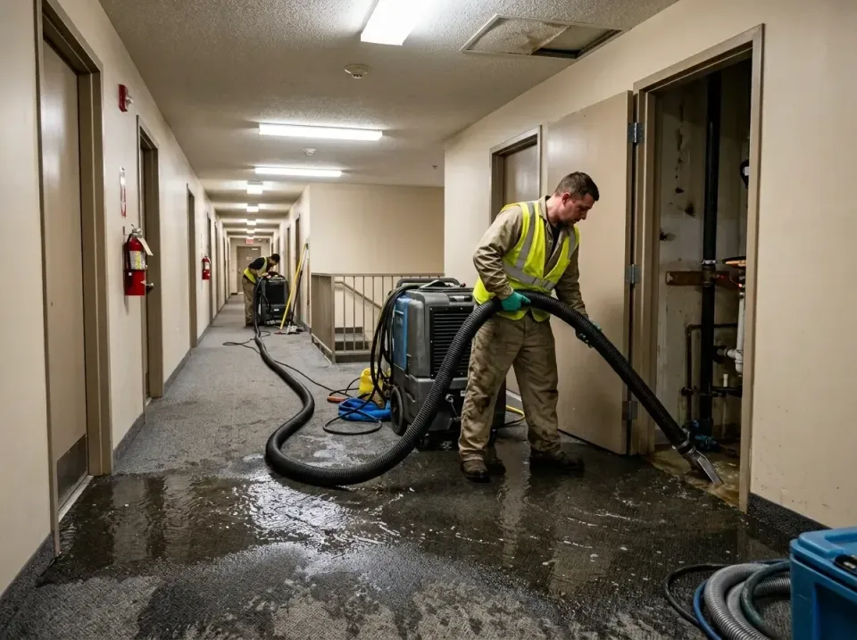 multi-unit-apartment-hallway-f-005 — frequently asked questions, Emergency Burst Pipe Water Extraction & Removal in Herald H…